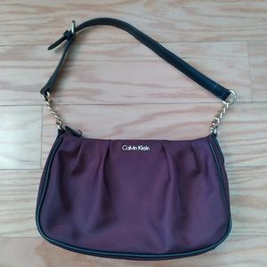 Burgundy Calvin Klein Clutch